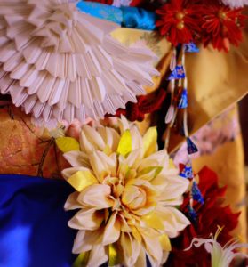 フランス大使館　花展示　フラワー装飾　星野久美